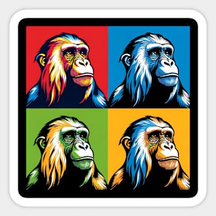 Pop Art Uakari - Primate Conservation Sticker